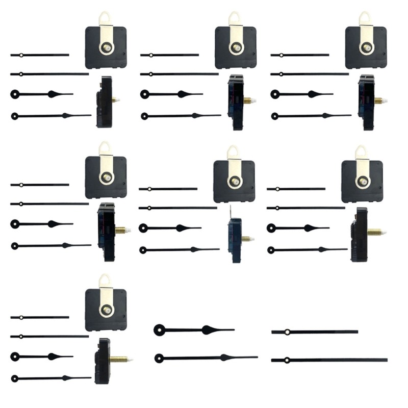 Quartzs Clock Movement Mechanism Replacement Kits with Long Short Hand for