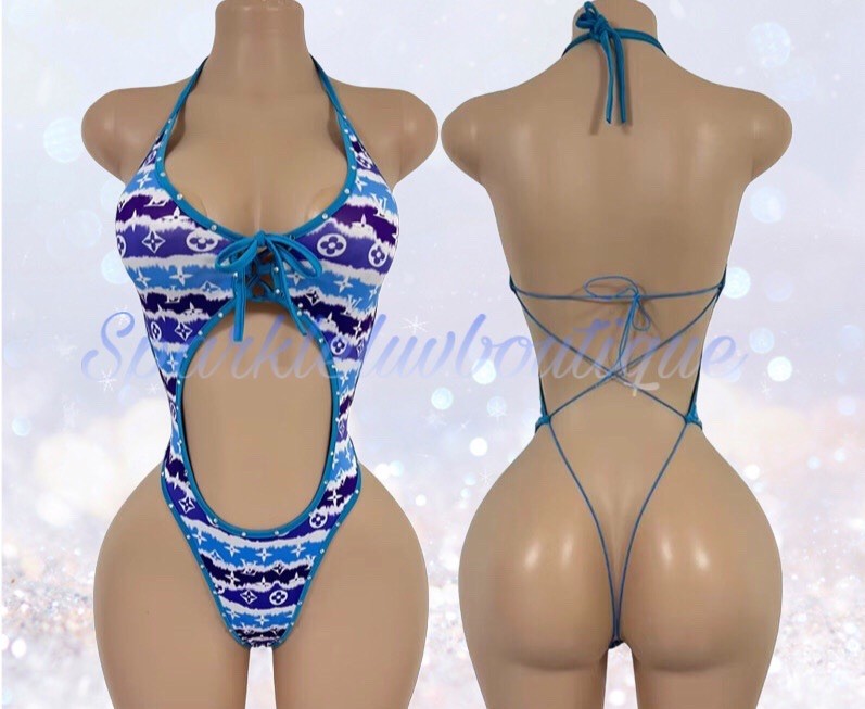 Designer Exotic Dancewear Bodysuit