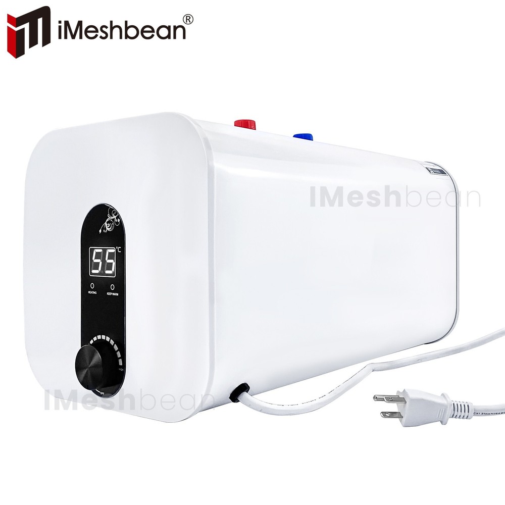 15L/4 Gall Instant Electric Hot Water Heater Shower Compact Mini-Tank Storage RV