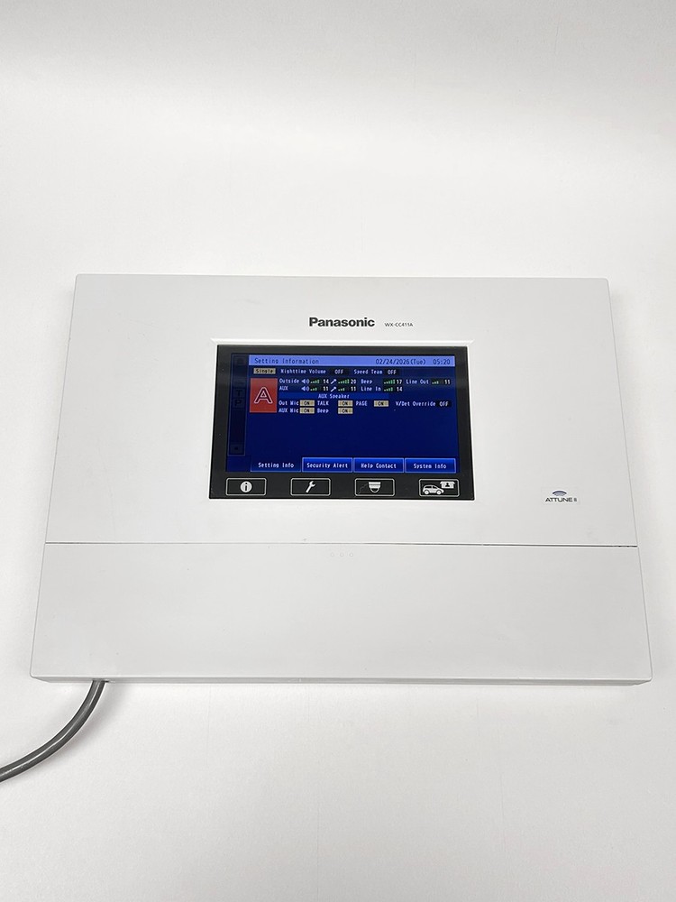 Panasonic WX-CC411A Center Module – Intercom & Security Control Unit WX-CH450 x2