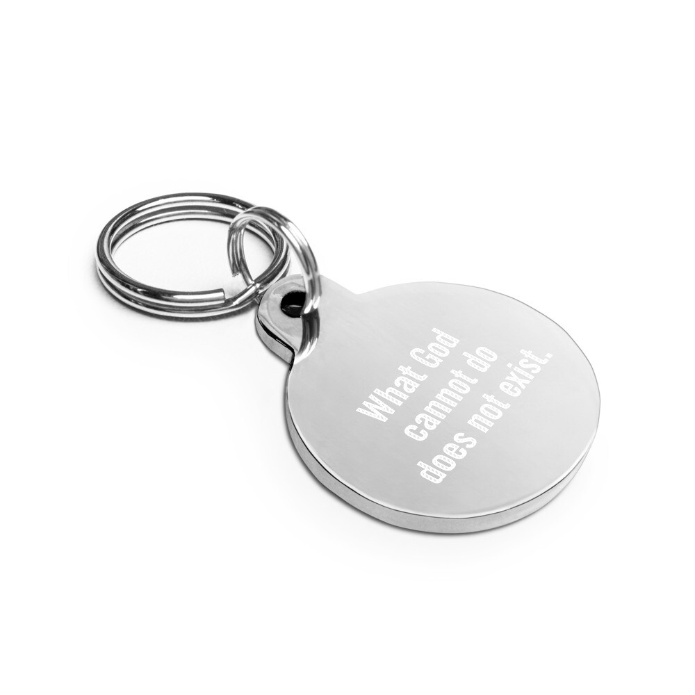 Engraved pet ID tag