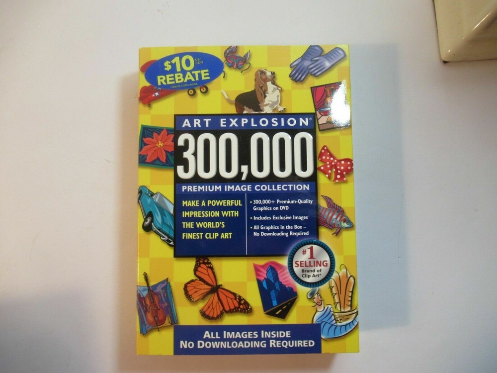 Art Explosion 300.000 Clip Image Collections.  Old/New Software