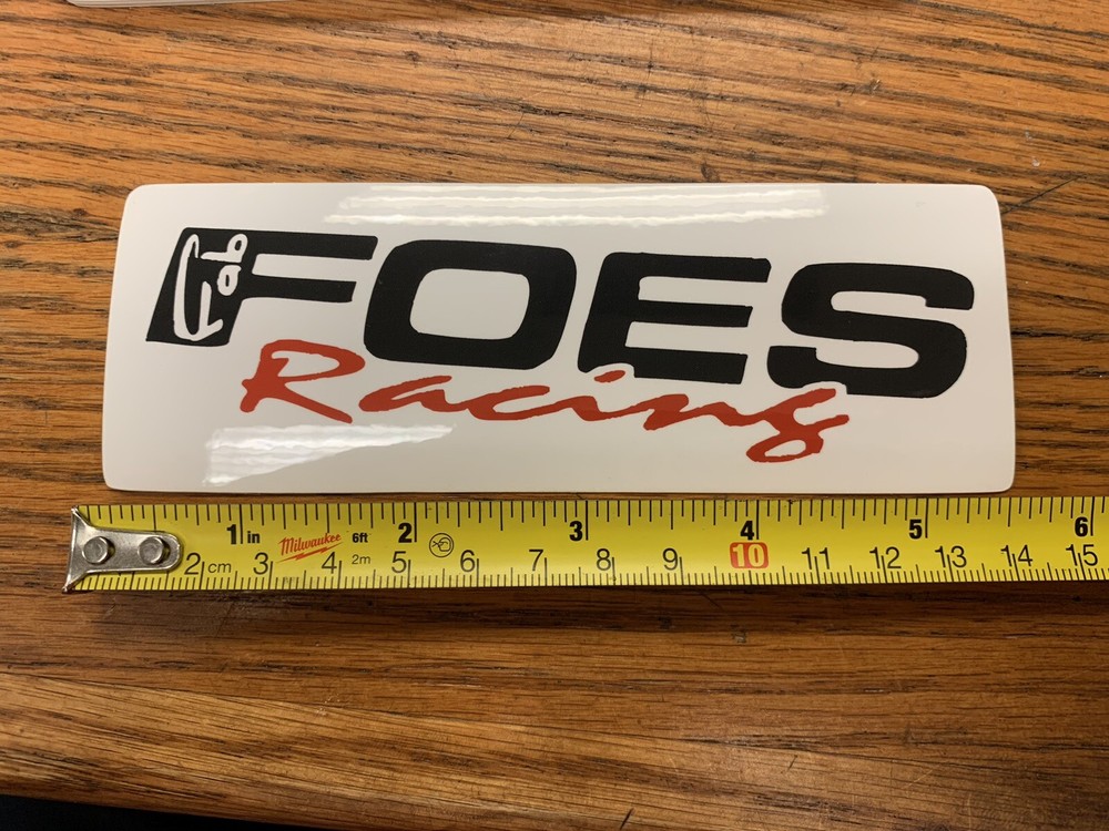 Foes Racing Stickers 