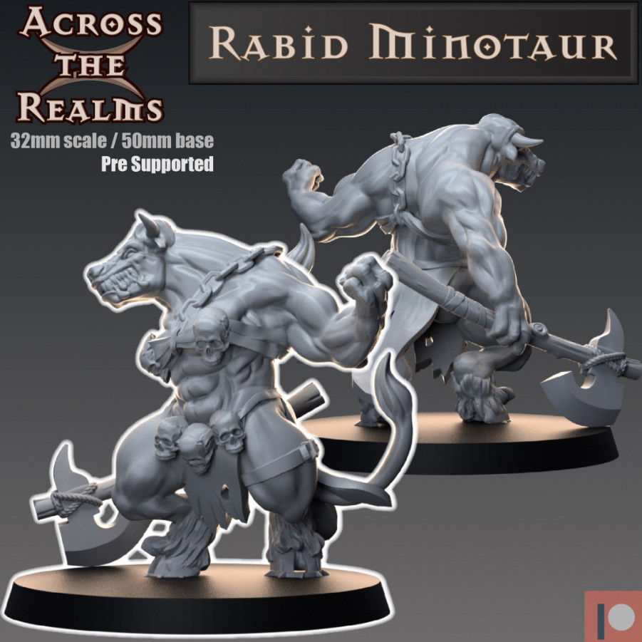 DnD Minotaur tribes collection of 9 models