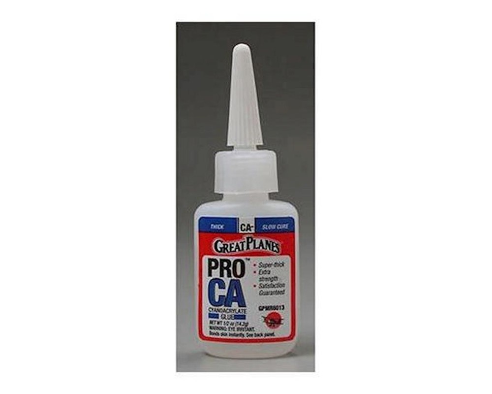 Great Planes Pro Instant CA- Glue (Thick) (.5oz) [GPMR6013]