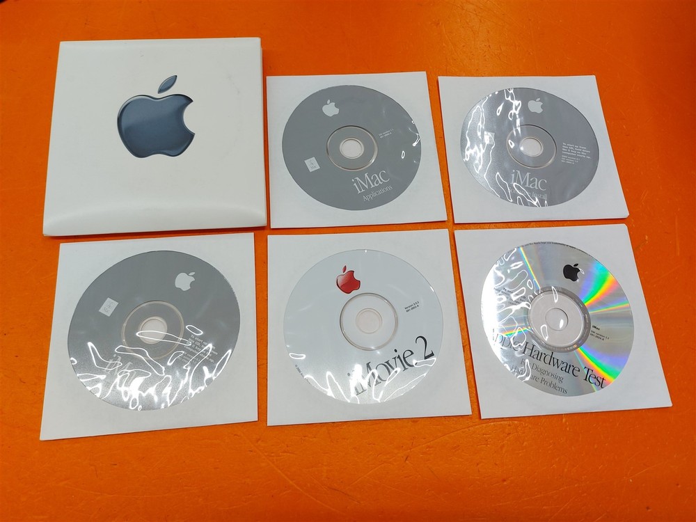 ⭐️⭐️⭐️⭐️⭐️ 2000 Apple iMac Software Restore/Install/Applications 5 CD Set
