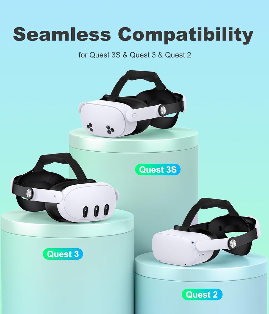 Meta Quest 3 Head Strap Soft Padding