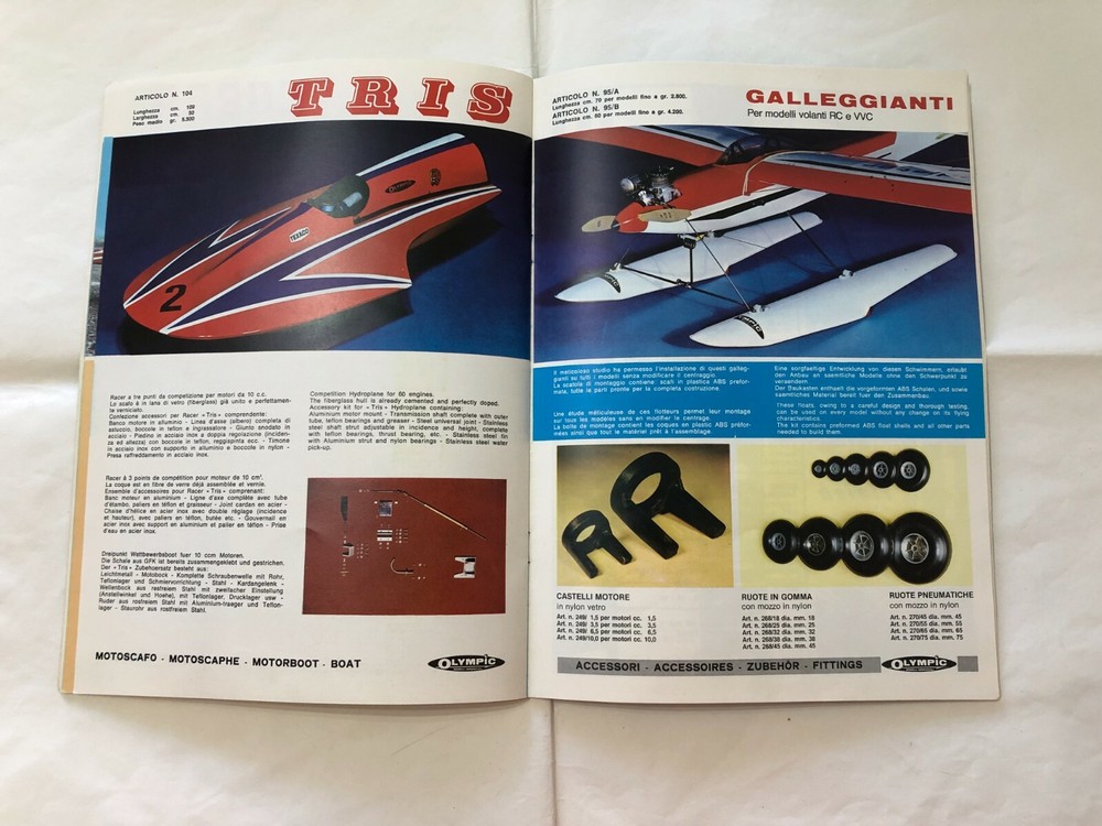 OLYMPIC CATALOG MODELS AIRCRAFT NAVAL.