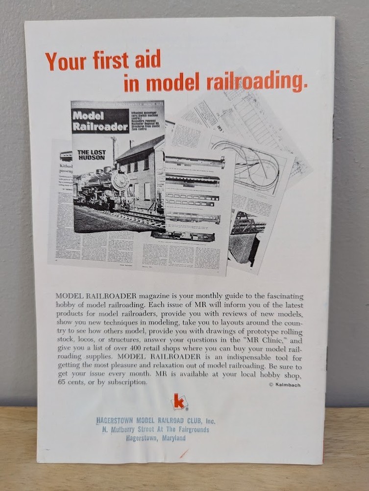 INTRODUCTION TO SCALE MODEL RAILROADING - Vintage 1974