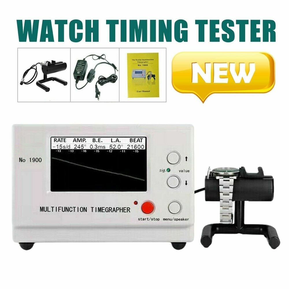 No.1900 Mechanical Watch Timegrapher Multifunction Machine Timing Tester ToolsVQ
