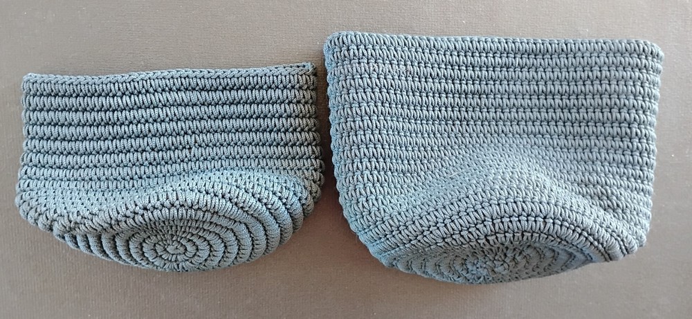 knitted baskets