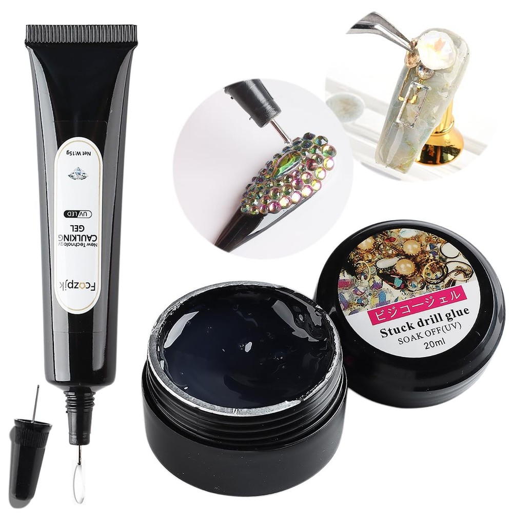 Nail Art Rhinestone Glue Gel