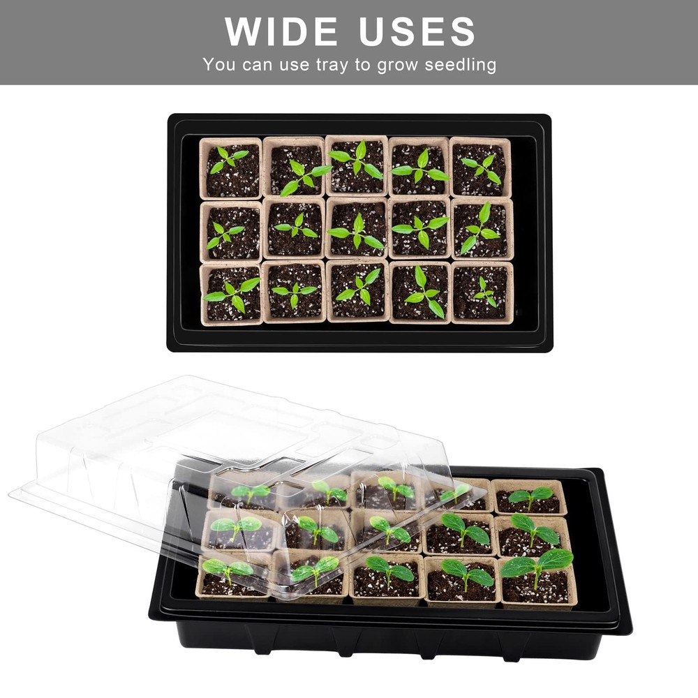 Aodaer 193 Pack Seed Starter Kit Including Seed Starter Tray Peat Pots for Se...