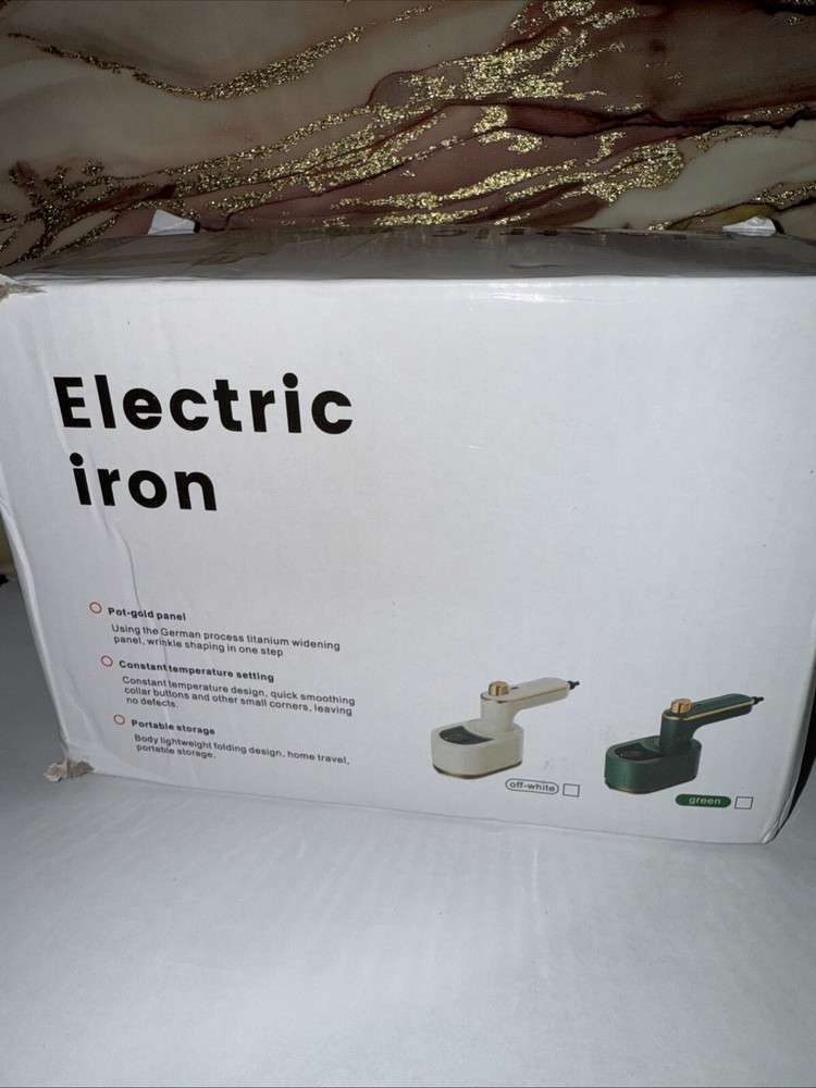 Mini Electric Iron With Folding Design