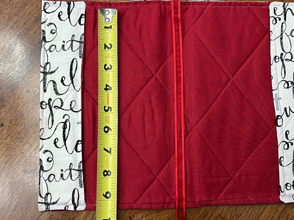 Quilted Bible/Book Cover - 9”