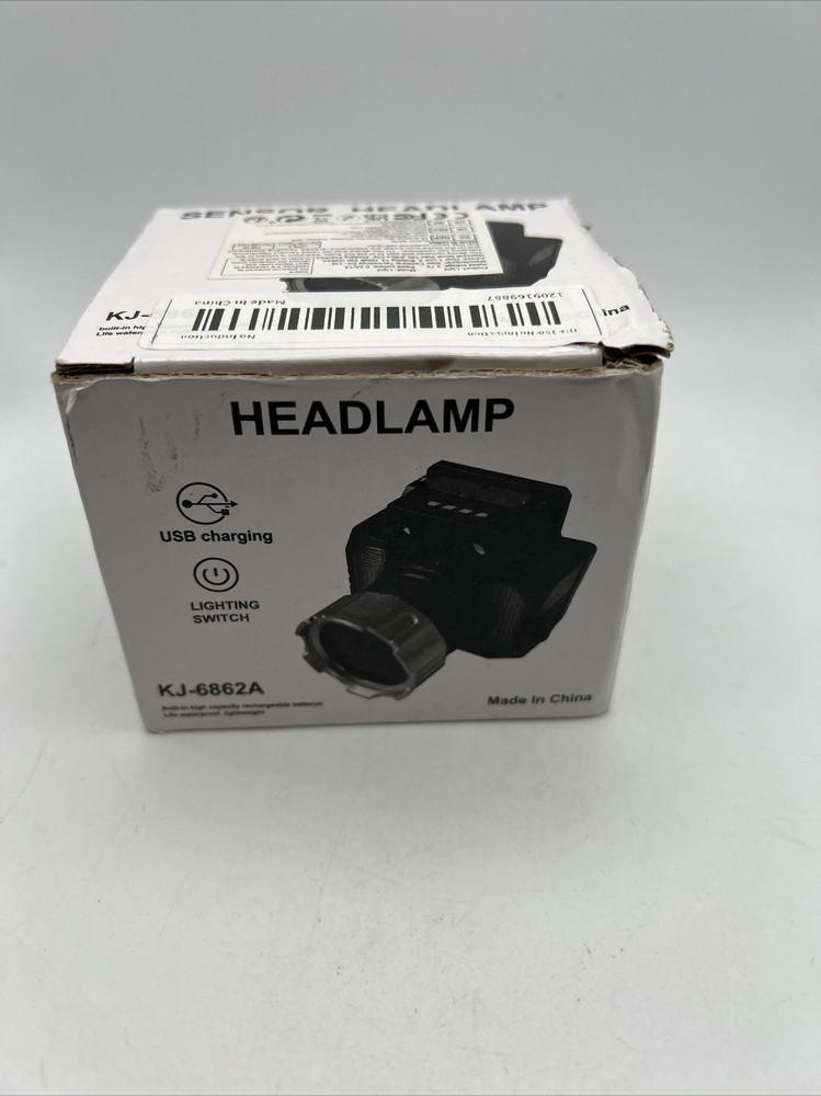 Sensor Headlamp KJj-6862 USB Charging