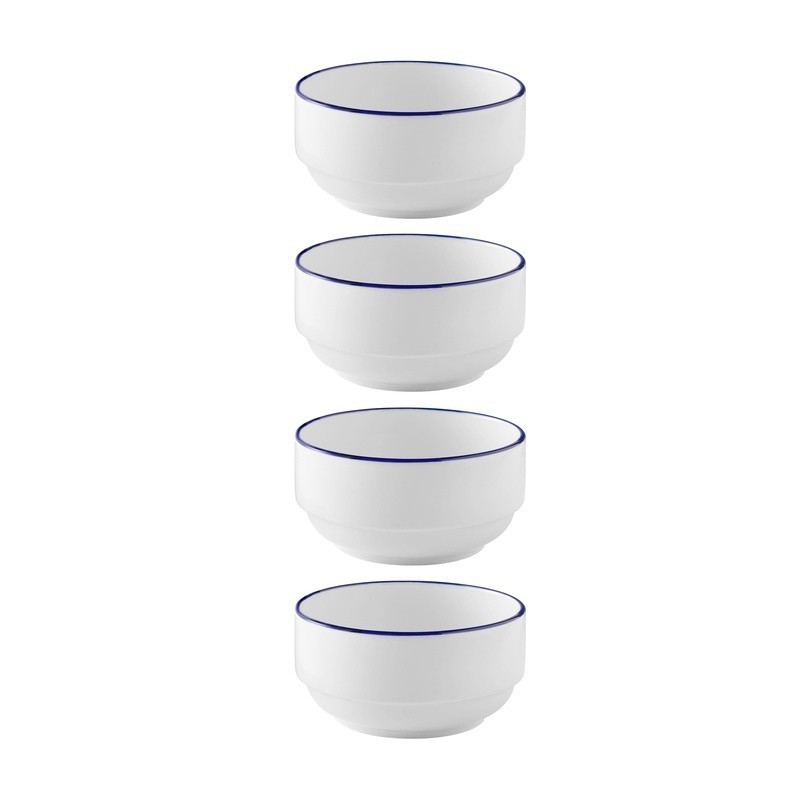 3 Pack Stoneware Bowls Dishwasher Microwave Safe Durable Kitchen Dinnerware New