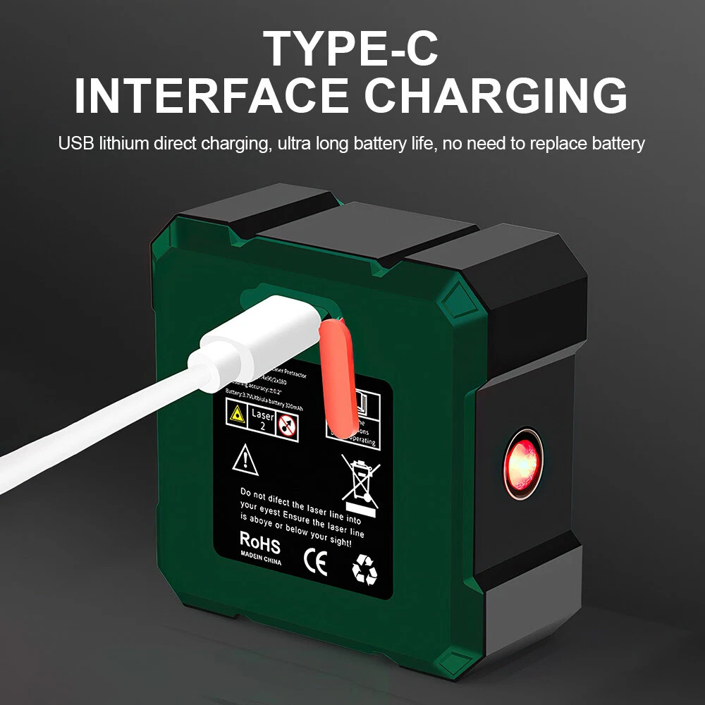 Digital Angle Finder with Electronic Laser 4-Side Magnetic Protractor Angle Gaug