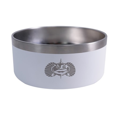 Toadfish Non-Tipping Dog Bowl - White (1052)