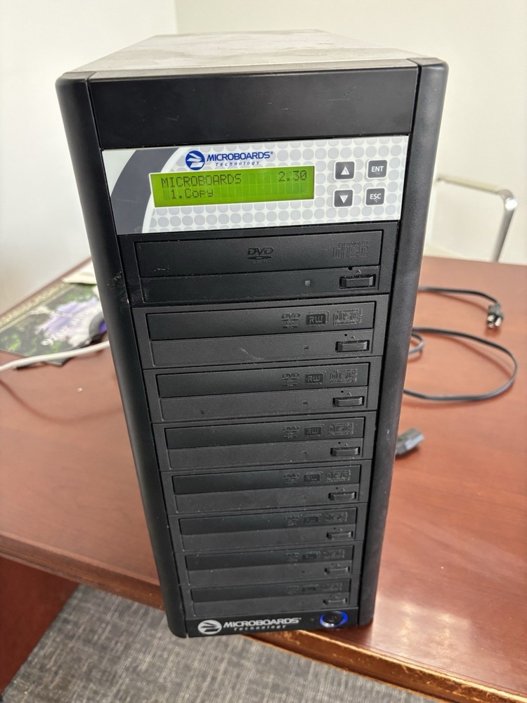 Microboards QD-DVD-127-03 11-Target External CD DVD Duplicator, Black