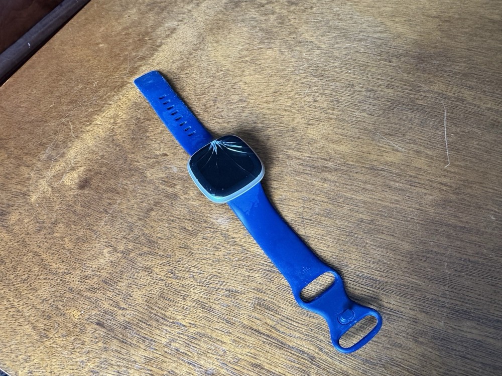 Fitbit Versa FB511 UE Sense Smartwatch For Parts Untested Read Description