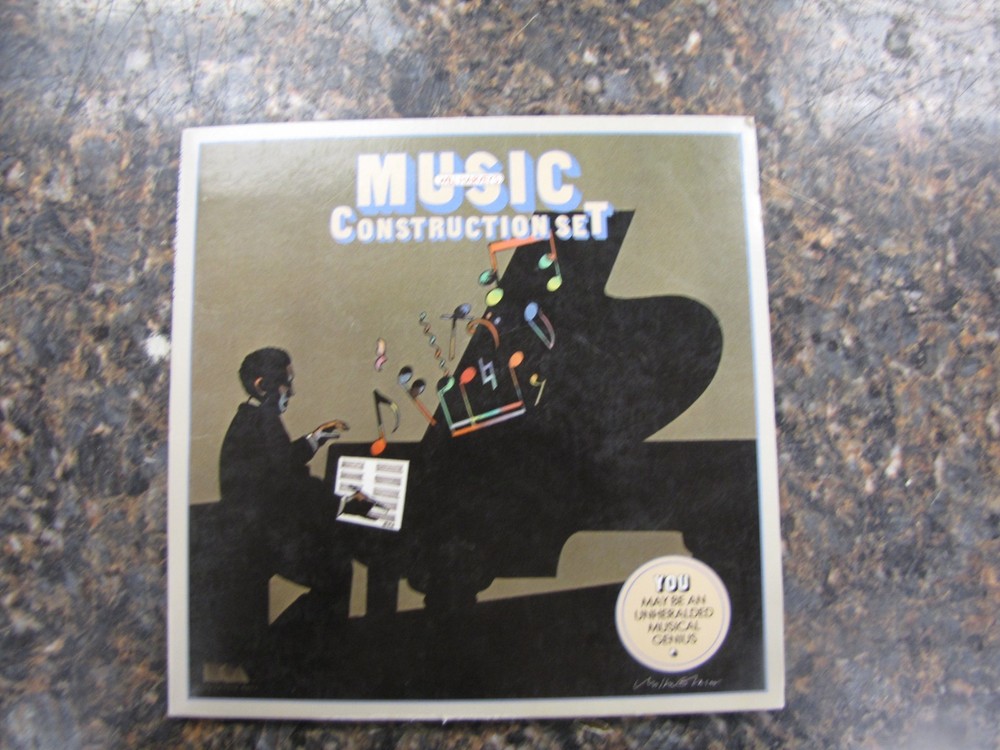 Music Construction Set 1983 Will Harvey's 5.25" Disk Commodore 64 Software -MU30