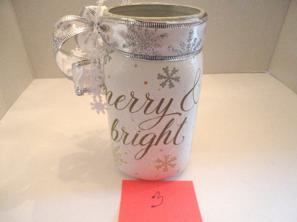 Decoupage Quart Mason Jar ( Handmade)