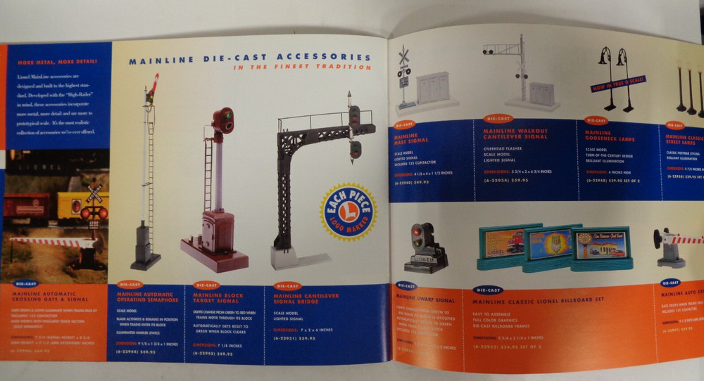 Lionel Classic Trains Volume 1 1999 Catalog