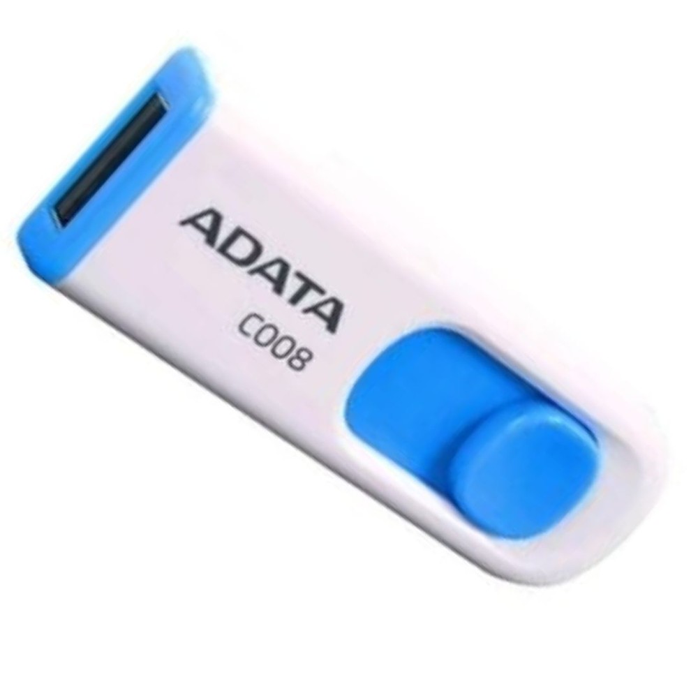 ADATA C008 32GB USB 2.0 Retractable Thumb Activated Capless Flash Drive Reader