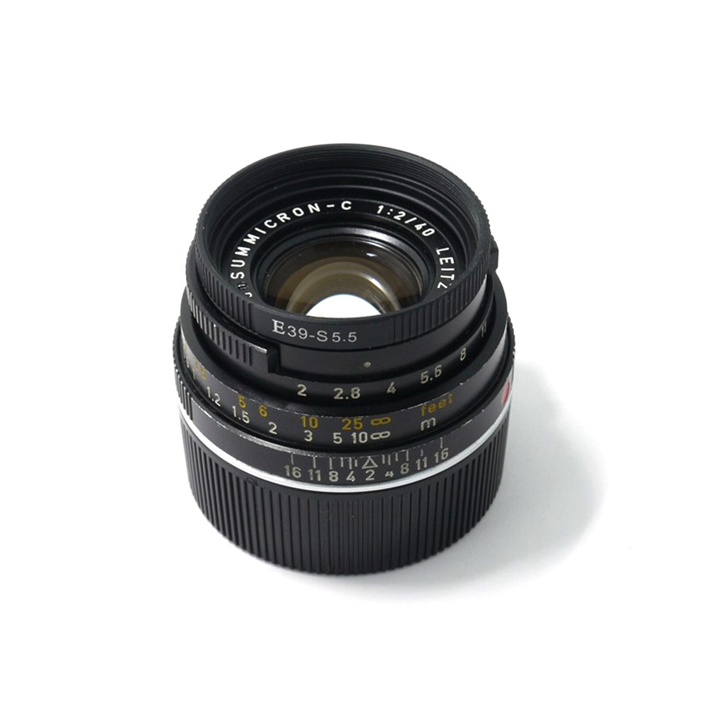 Adapter for Leica E39 40mm Filter - Summicron-C (S5.5) Lens Mount Adapter Ring