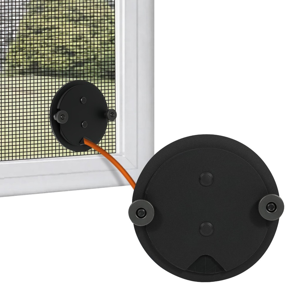 Window Screen Pass through Attachment - Bring inside Power Outside, for 1/10"-1