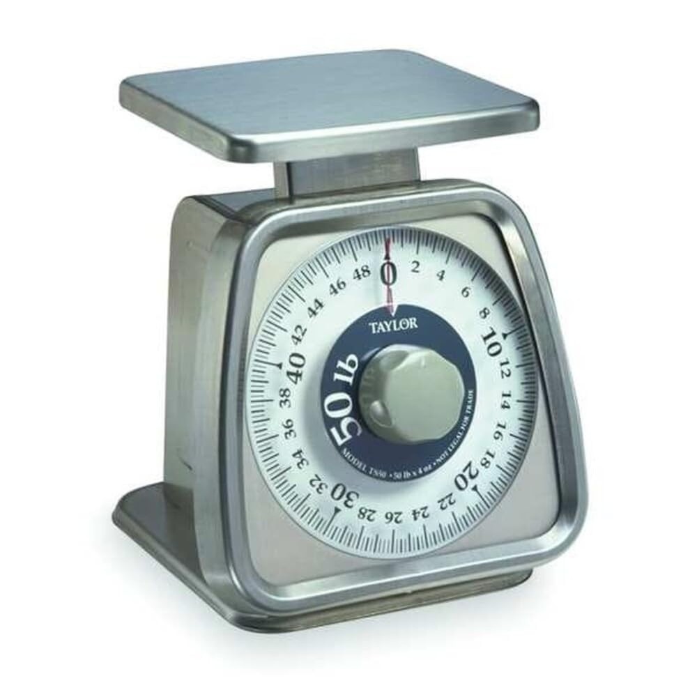 Taylor Stainless Steel Analog Portion Control Scale (50-Pound) Universal