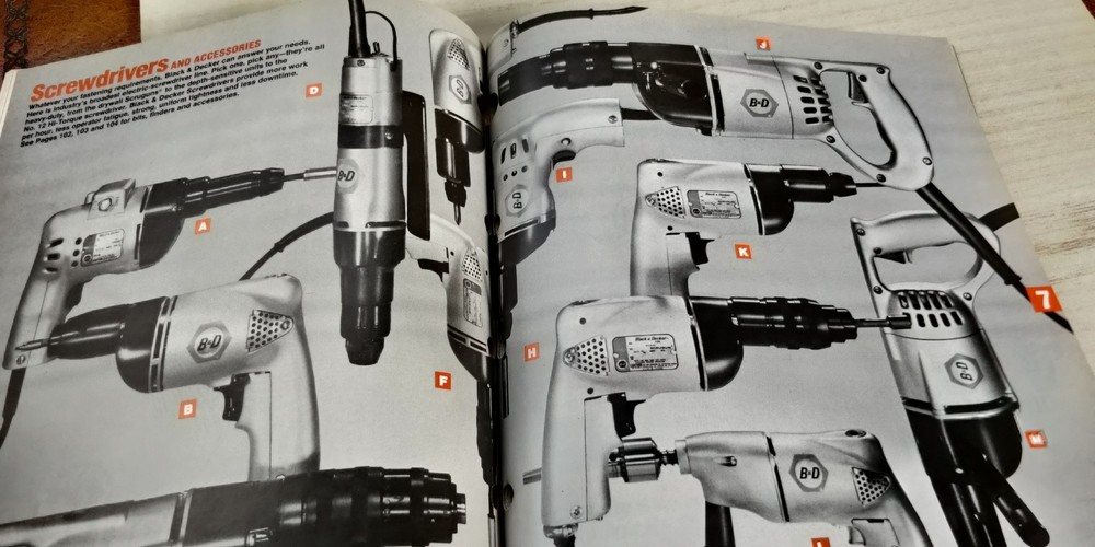 1973 BLACK & DECKER Power Tools Electrical Catalog C1