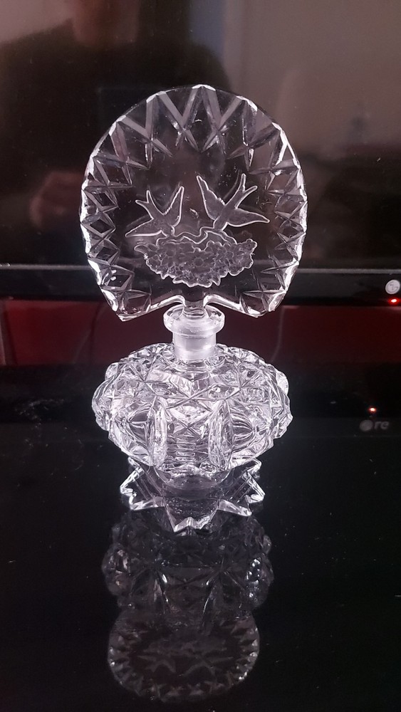 Vintage Crystal Parfum Bottle