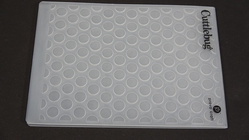 2009 Cuttlebug Embossing Folder Seeing Spots 2000218