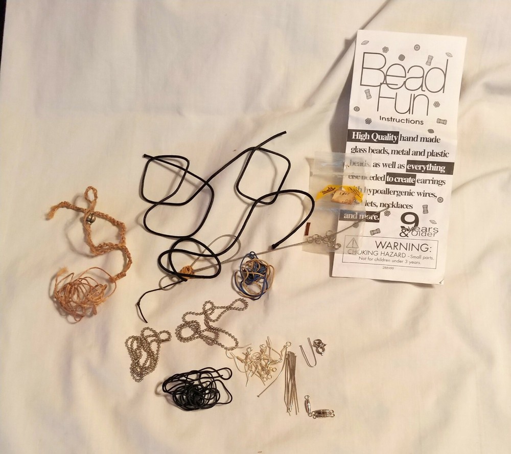 Beginners Or Child's Beading Kit & More