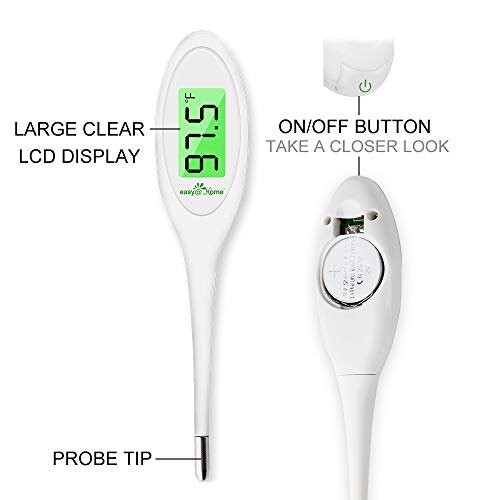 8 Sec Fast Reading Easy@Home Digital Thermometer, EMT-A12