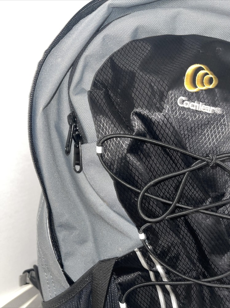 COCHLEAR Recipient Backpack Rucksack Grey Gray Black Bag P743078 24L