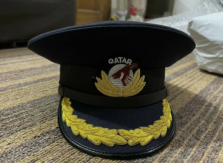 QATAR AIRLINE PILOT CAP Reproduction