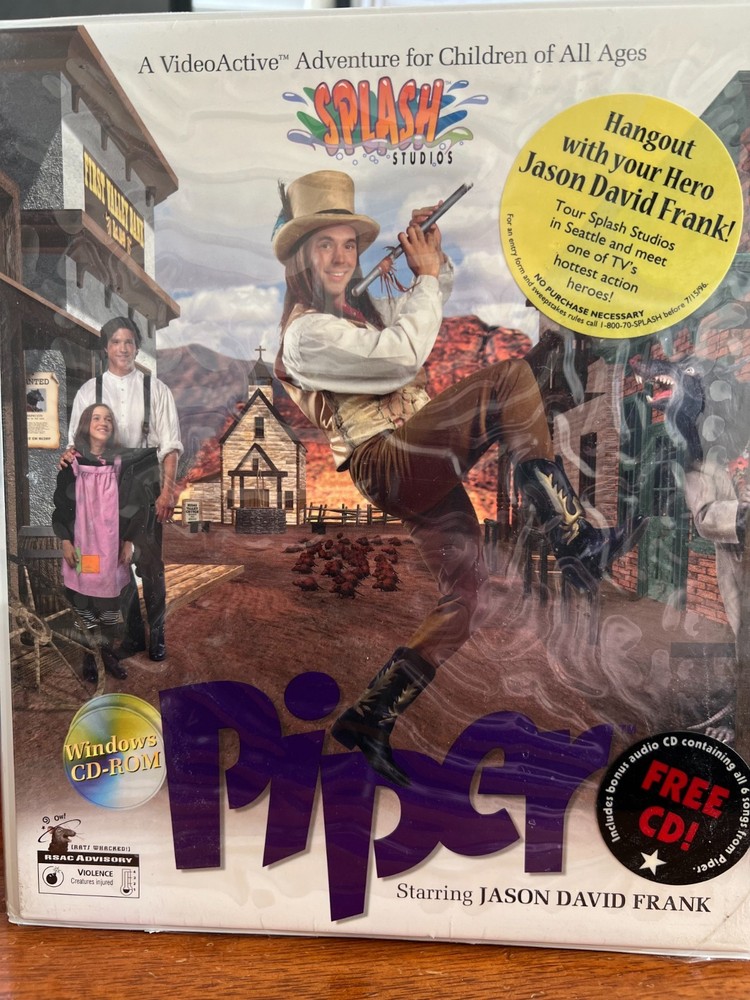 Vintage 1996 CD-ROM Game - "Piper" from Splash Studios