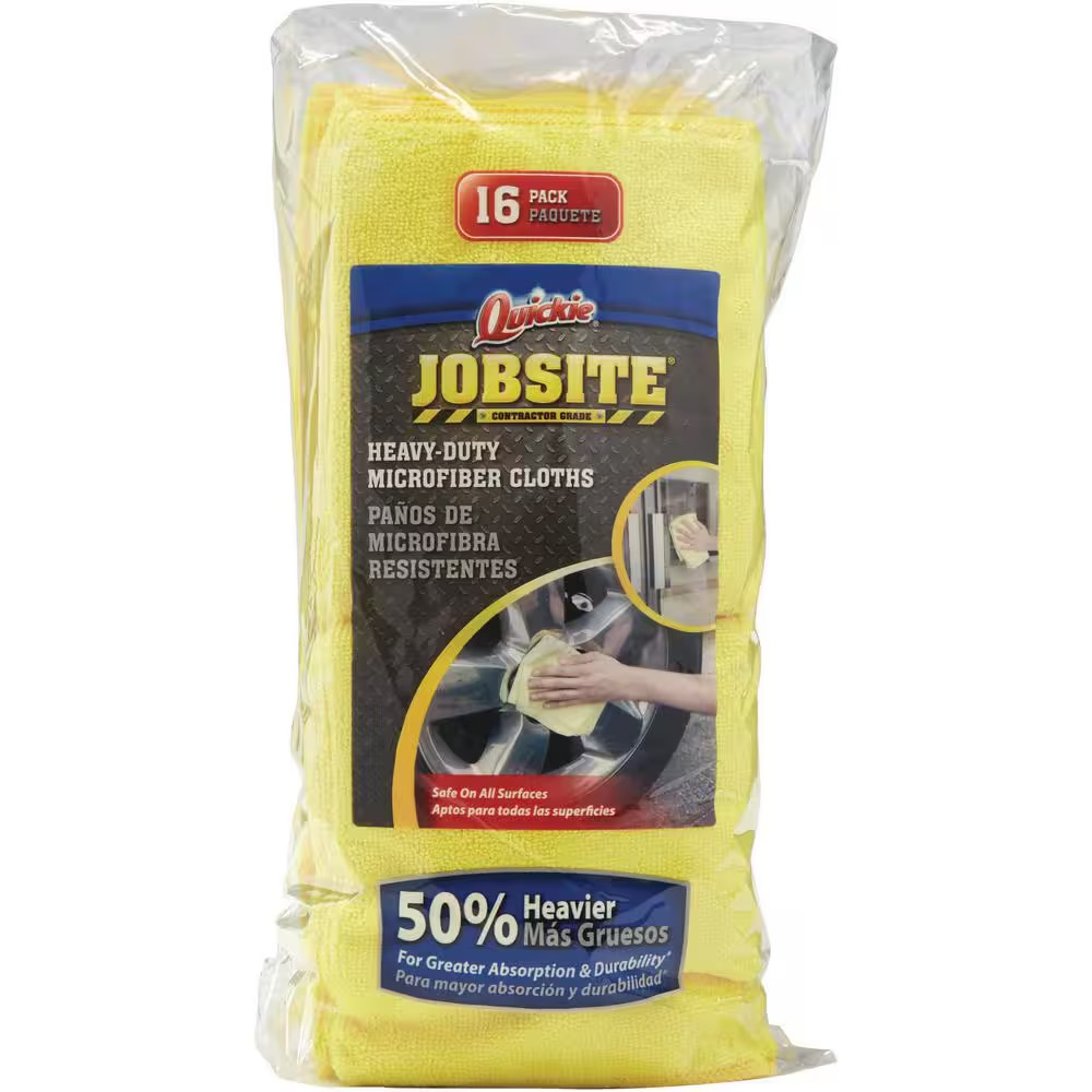 Jobsite Heavy-Duty Microfiber Cloth (32-Pack)