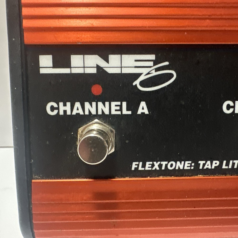 LINE 6 FB4 Footswitch Controller Pedal - Works -Flextone 1, 2, HD, AX21