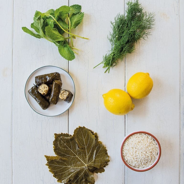 Divina Dolmas, Stuffed Grape Leaves, 4.4 lb. Can