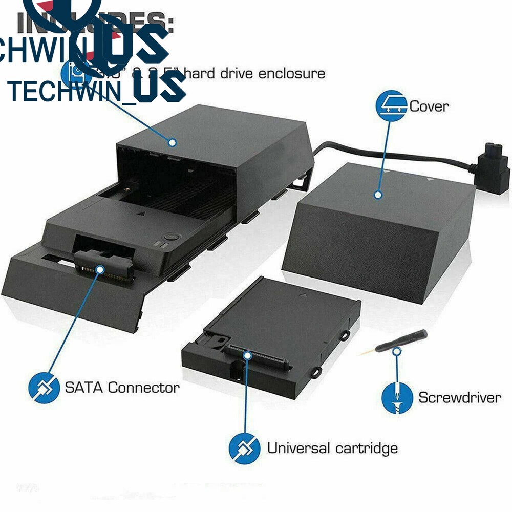 Data Bank Box 2TB Hard Drive External Box For PS4 Internal Memory Capacity L3US