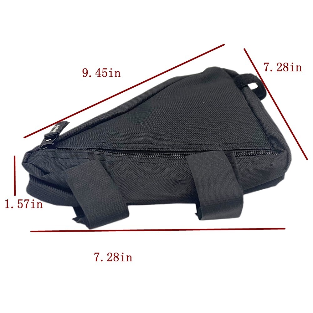 Bicycle Triangle Bag Saddle Frame Adjustable Cycling Decor Pouch