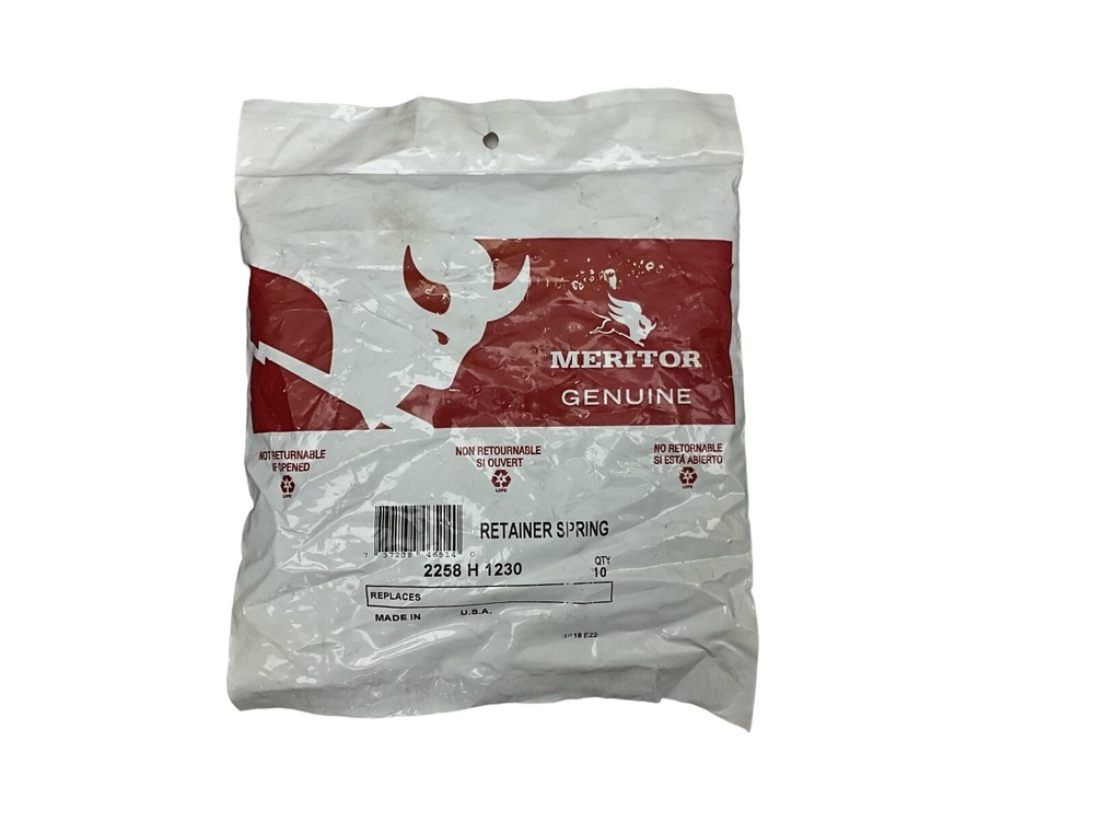 MERITOR  2258H1230 NOS Retainer Spring