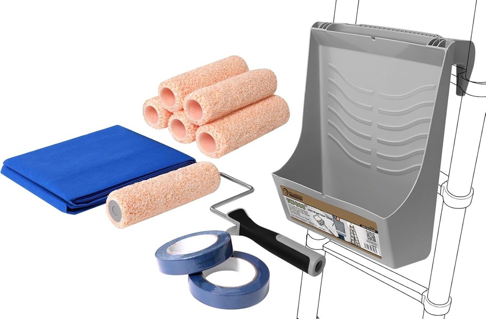 ROLLINGDOG Multifunctional Paint Roller Tray Kit - Ladder