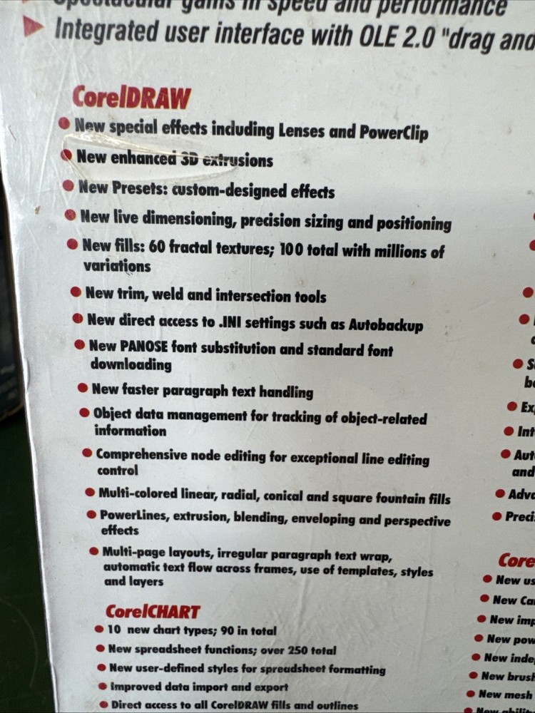 Vintage Corel Draw 5 PC CDROM