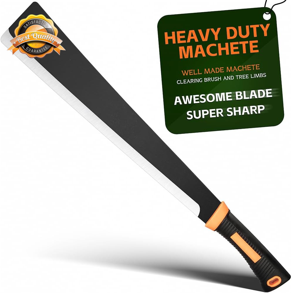 Billhook Sickle Machete Heavy Duty Yard Work Brush Clearing Camping Tool