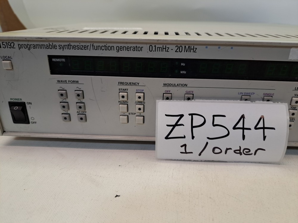 Phillips PM5192 Programmable Synthesizer /function generator USED